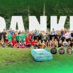 Gruppenbild: Leiter-Team und alle teilnehmenden Kinder Zeltlager 2025